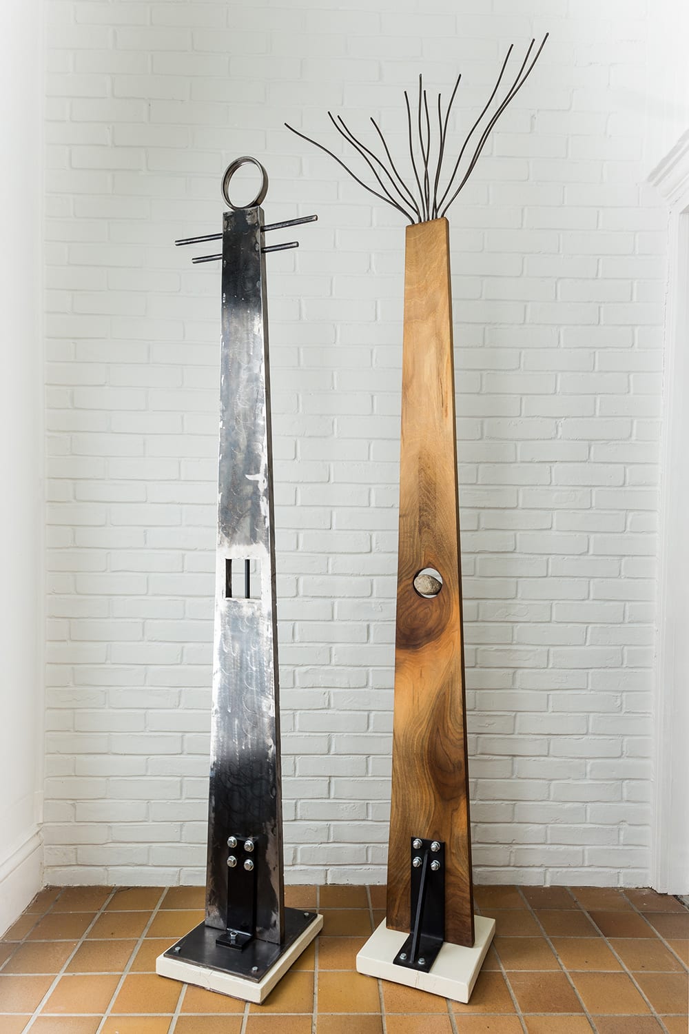 Mike Wilkins, Sculpture and furniture created from scrap steel and reclaimed wood
