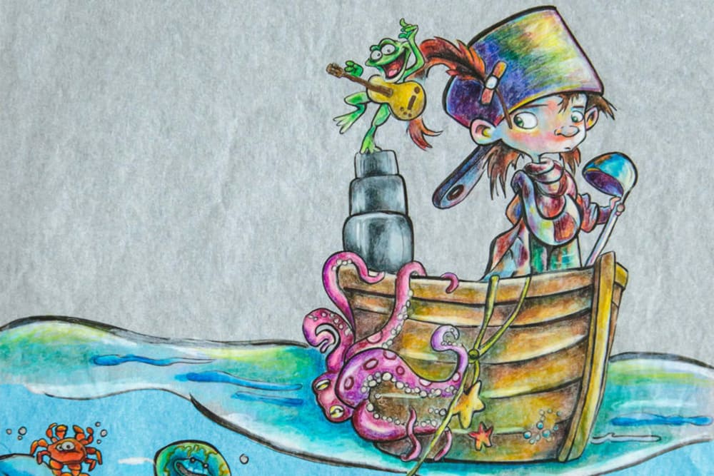Shannie van Buren, Acrylic, Watercolour, & Pencil Crayon Works