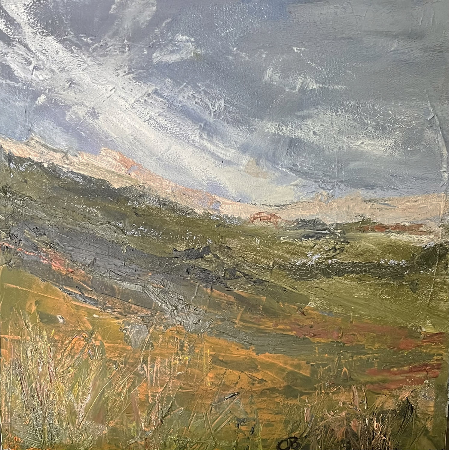 Textural Abstract Painting, Carmel Brennan