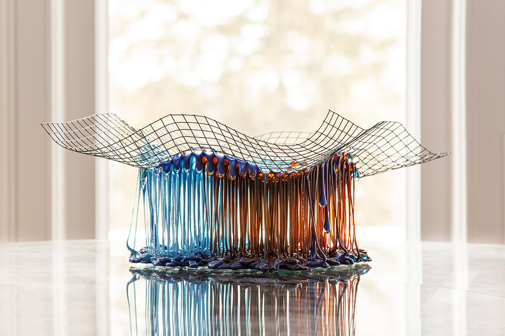 Gayle Temple, Glass Artist Claremont Ontario