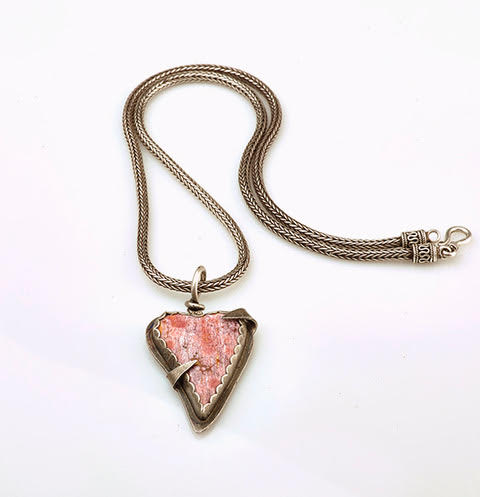 Stone & Silver Necklaces, Pendants, Rings, Bracelets and Belt Buckles by Jeannine Rosenberg