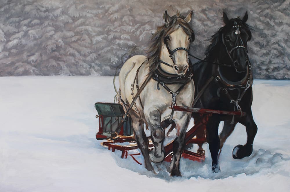 Lynda Cunningham, Oil paintings depicting rural life