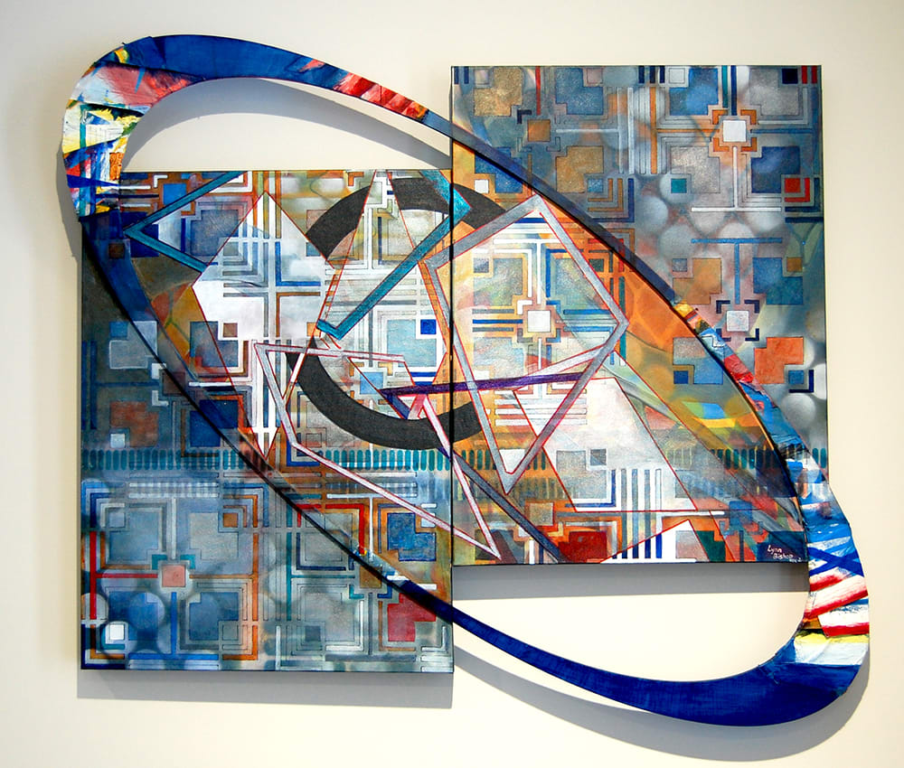 Work of mixed media artist Lynn Bishop