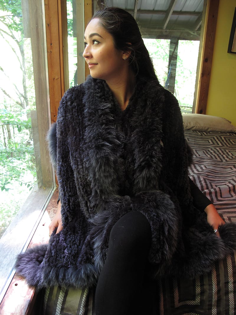 Paula Lishman Uxbridge Studio Tour Knitted Beaver & Fox Fur