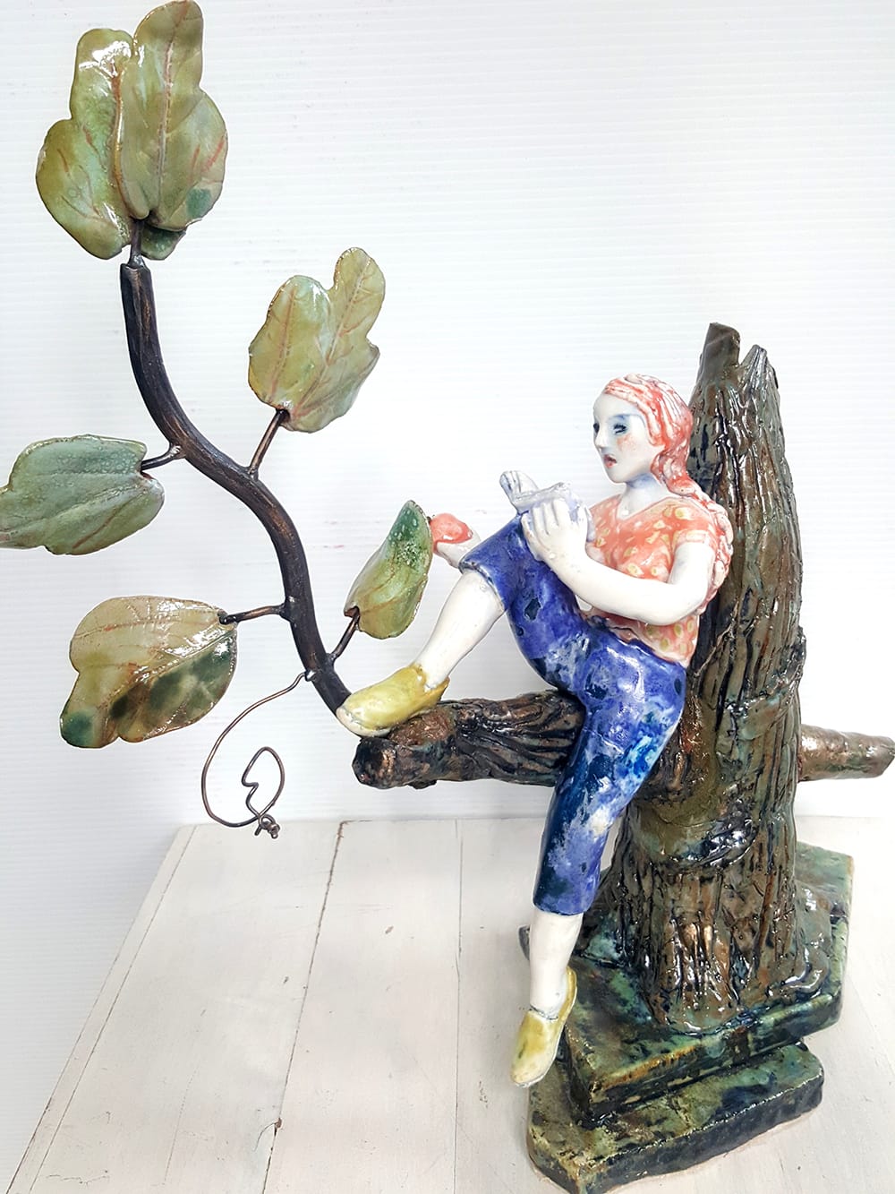 Saundra Reiner, Ceramics & Encaustic